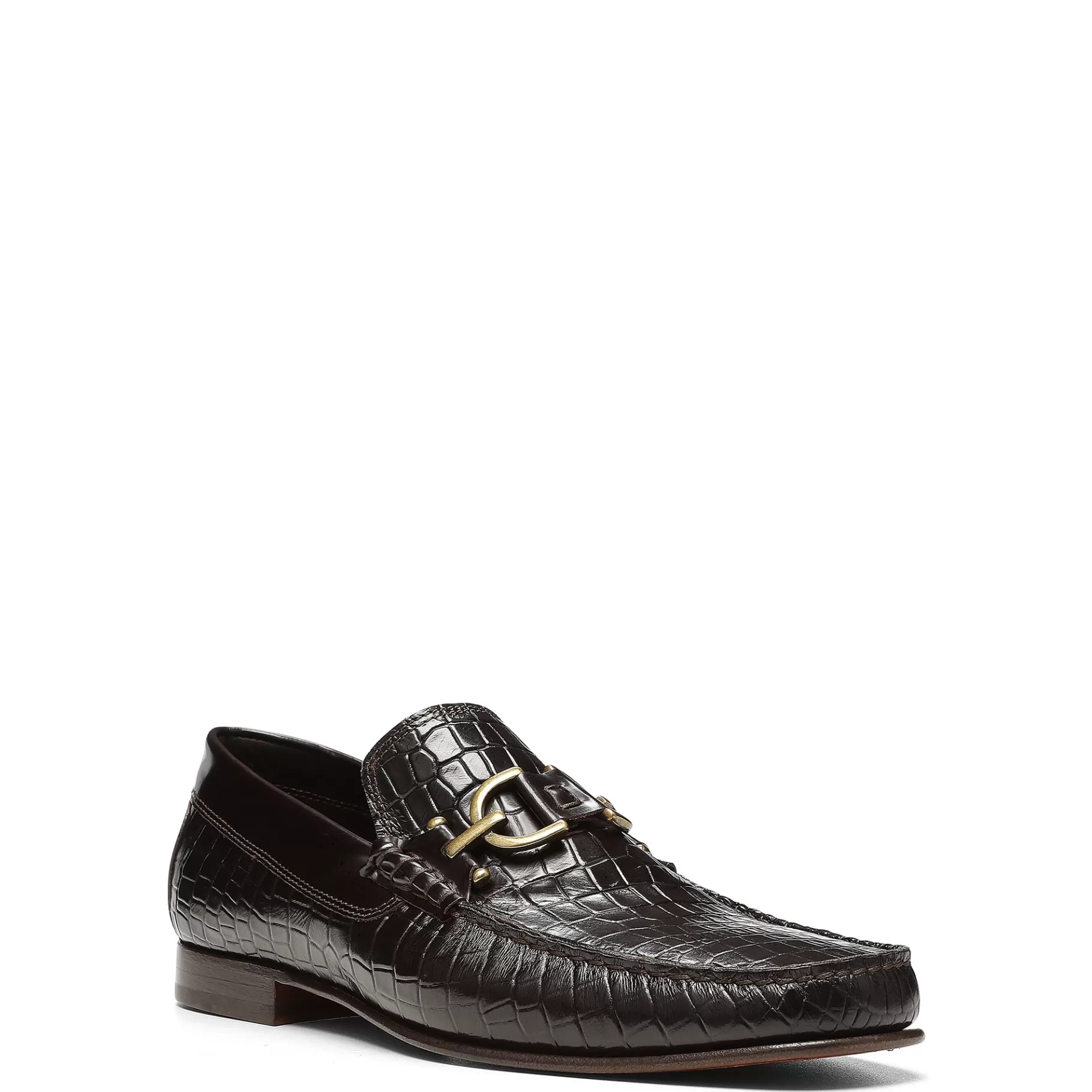 Sale Donald Pliner DACIO Dark Brown Croco